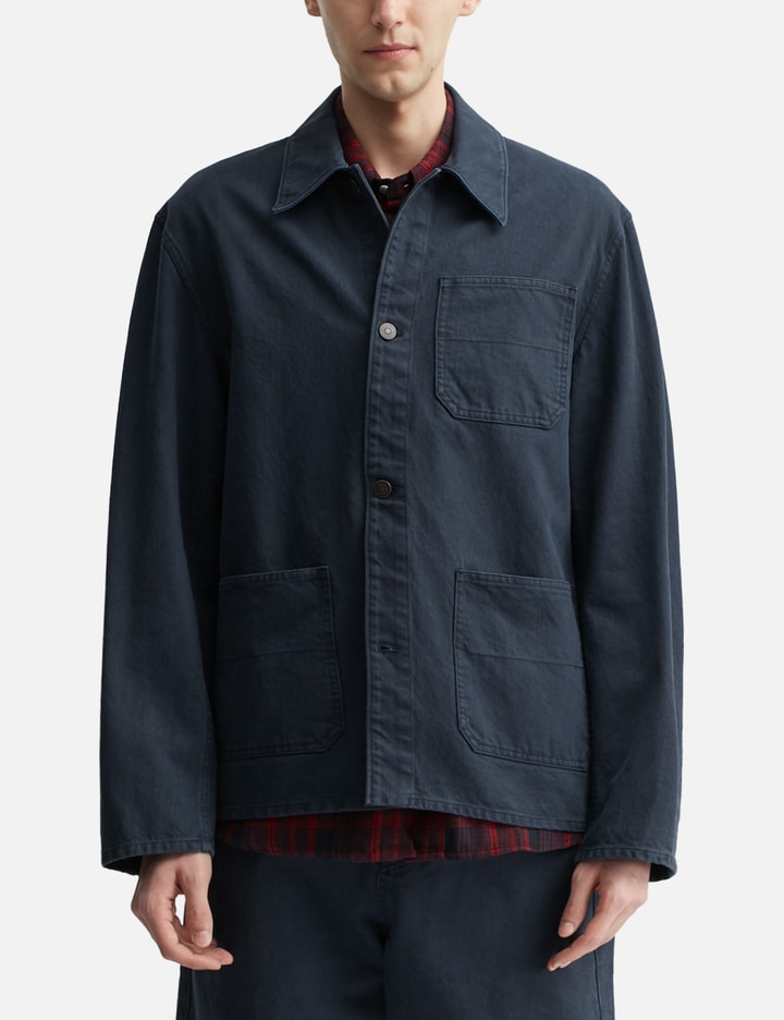 Garment Washed Cotton Twill Utility Jacket Placeholder Image