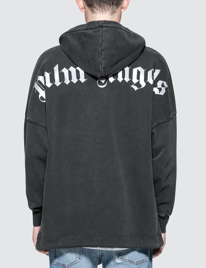 Logo Over Zip Hoodie Placeholder Image