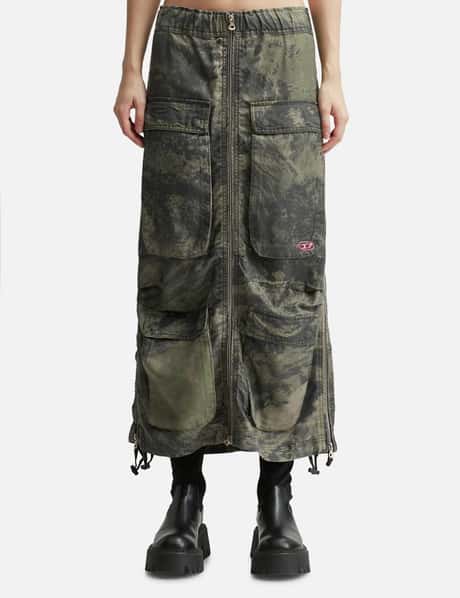 Diesel O-Mirt Camouflage Skirt
