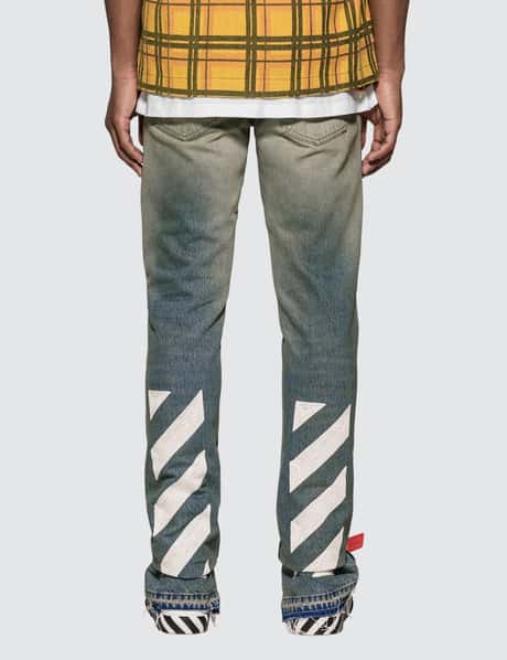 Off-White™ - Slim Split Jeans | HBX