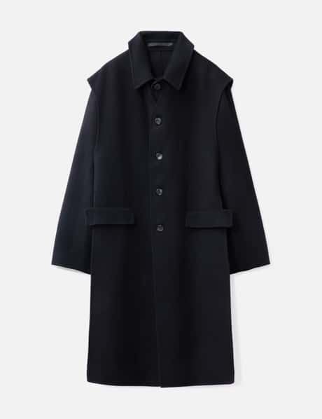 SONGZIO META BALMACAAN COAT BLACK