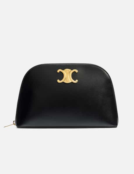 CELINE Pouch Triomphe In Shiny Calfskin