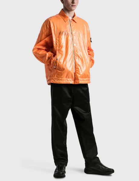 Stone Island Shadow Project - Glass Linen Coach Jacket | HBX 