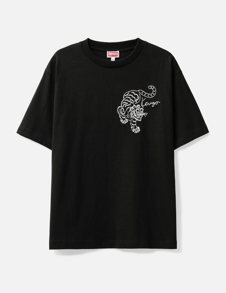 'Kenzo Star Tiger' Oversized Embroidered T-shirt Placeholder Image