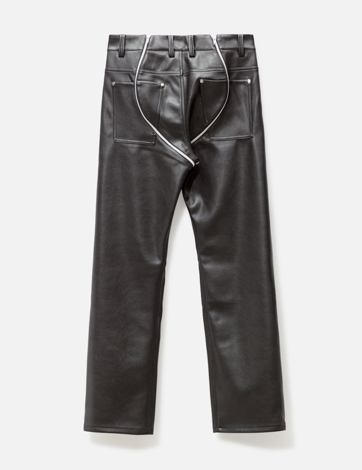 Lata SS23 Pleather Trousers Black Placeholder Image