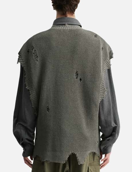 Destroyed Knit Vest view 12