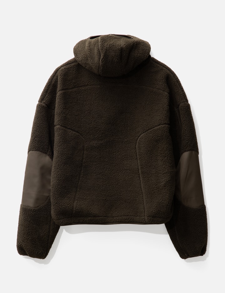 Shop Entire Studios Fluffy Fleece V2 Hoodie In Brown