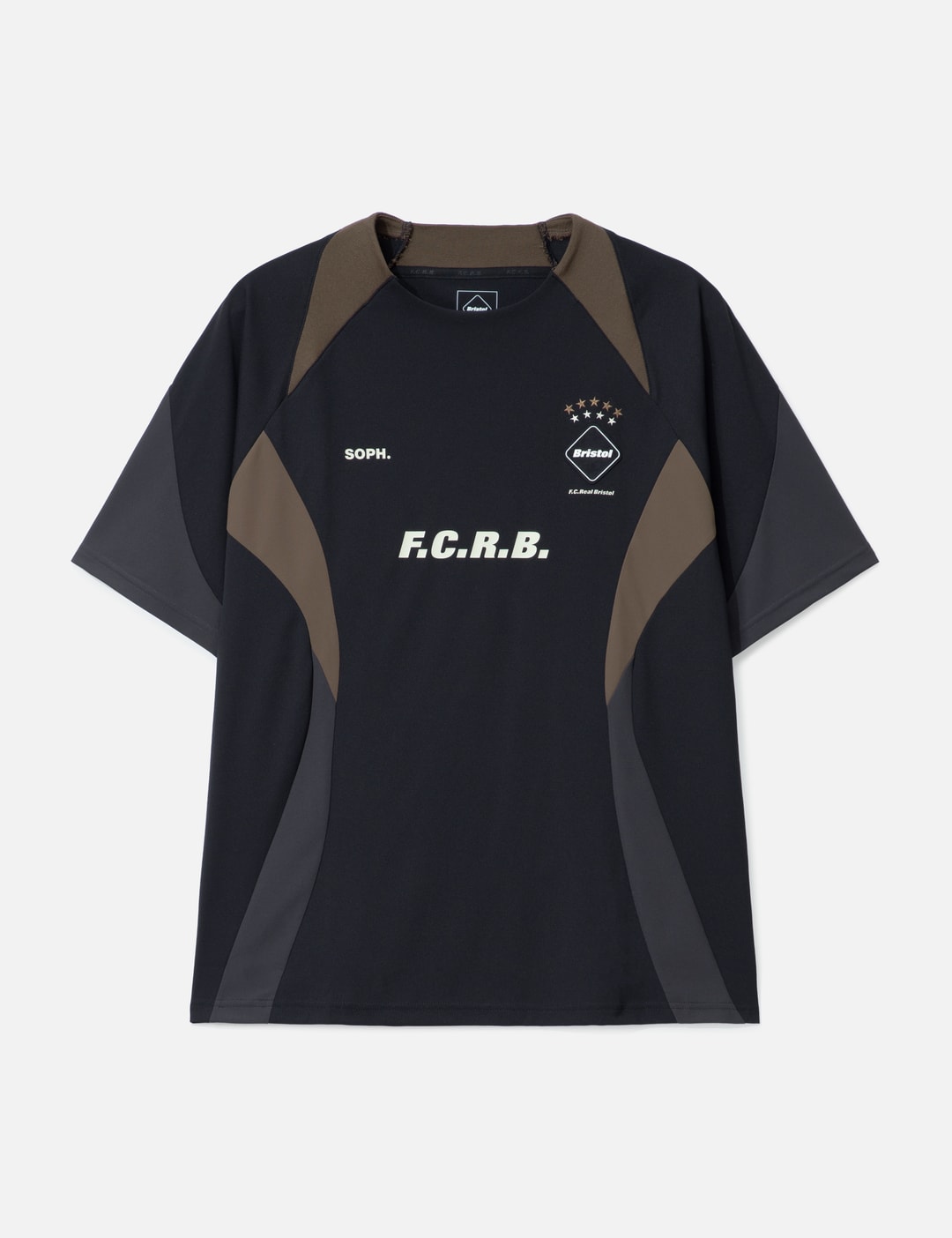 F.C. Real Bristol S/S Game Shirt - Black quick-dry stretch 