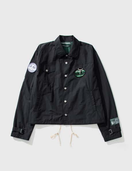 Reese Cooper Patched Nylon Coaches Jacket