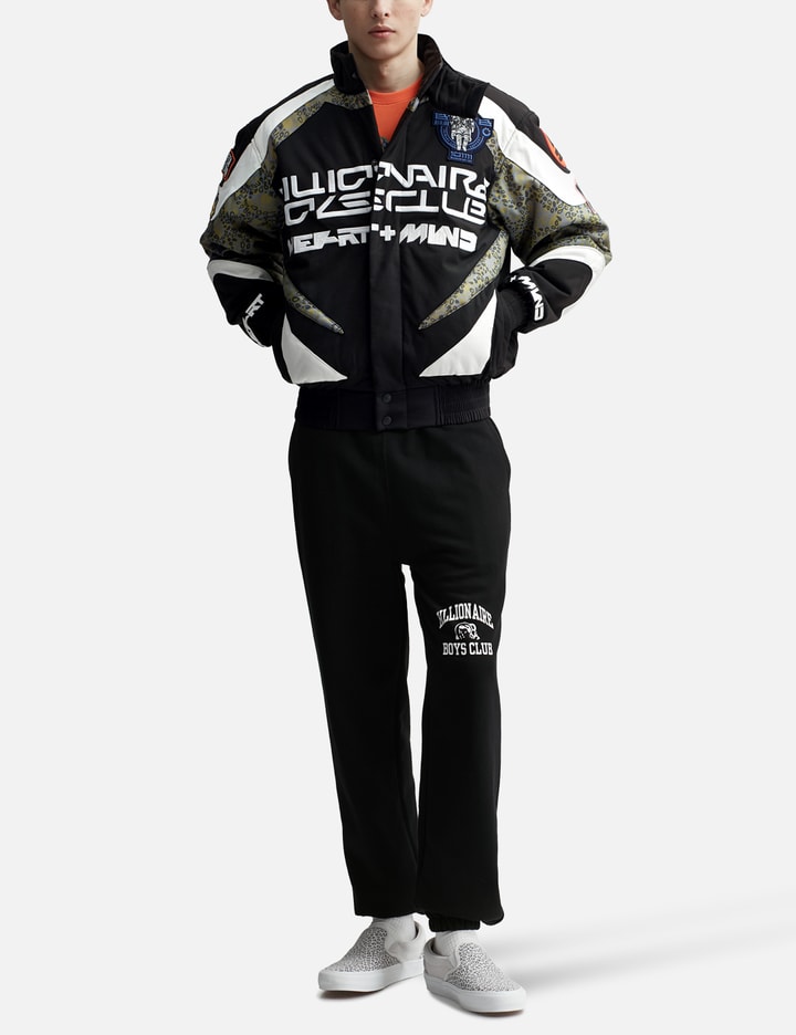 Billionaire Boys Club Space Suit Oversize Racer Jacket In Black