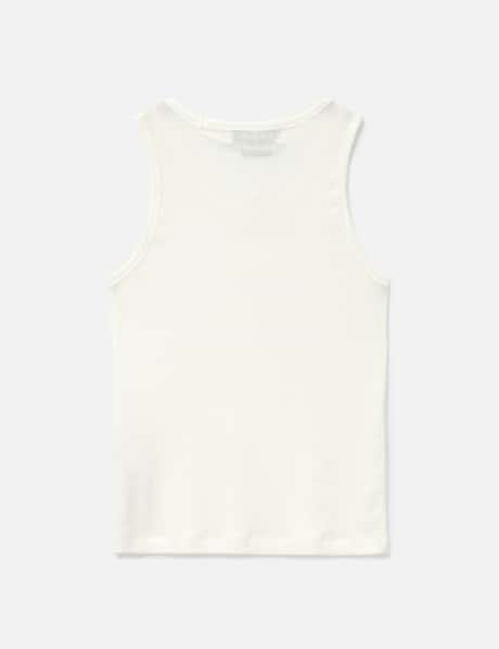 Silk Lyocell Rib Tank Top view 8