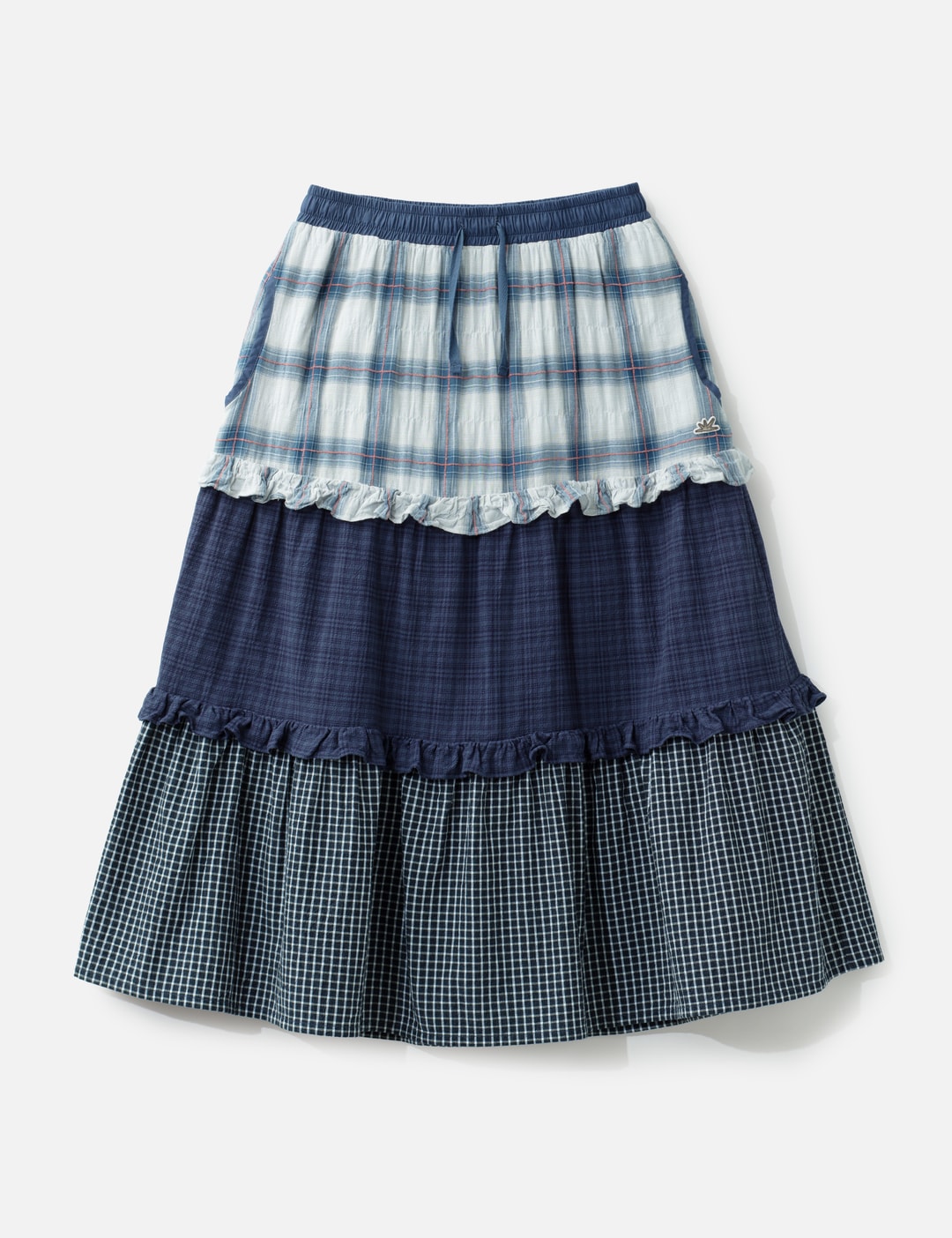 W Frill Long Skirt