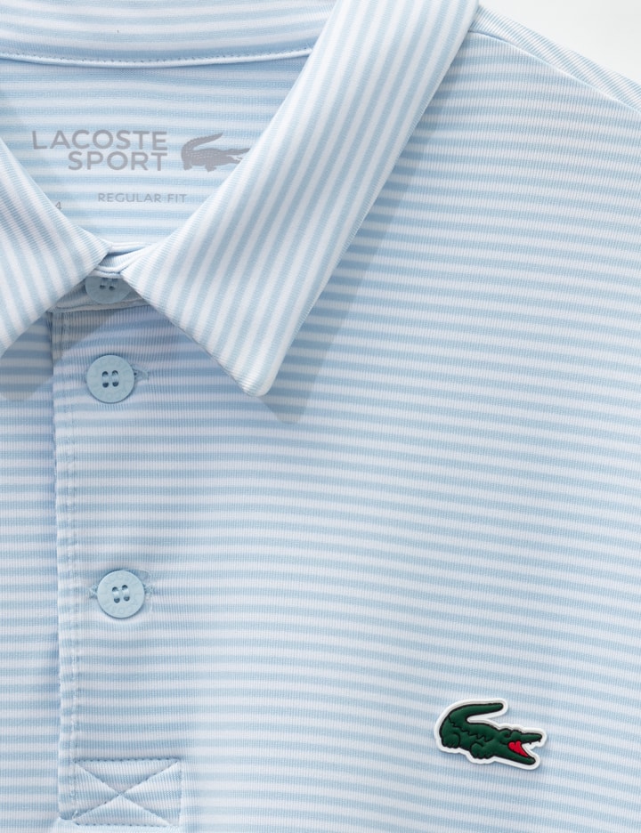 Lacoste Ultra Dry Striped Golf Polo Shirt