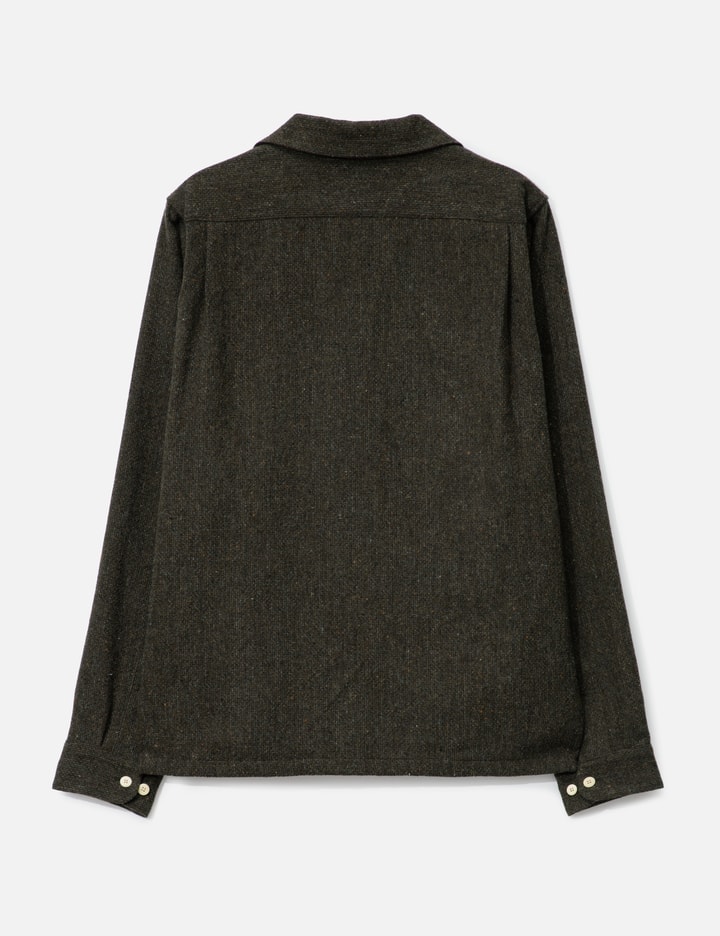 Visvim Boomer Shirt Donegal In Brown