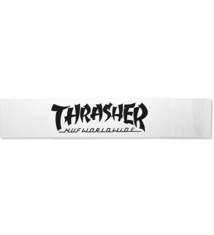 HUF x THRASHER White Headband Placeholder Image