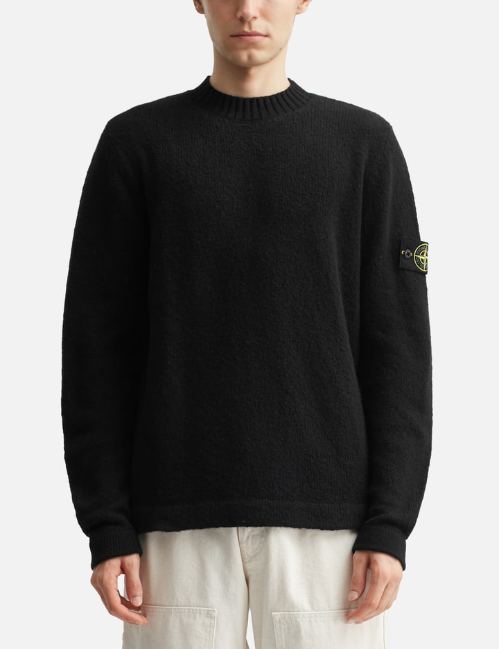 Fancy Yarn Crewneck Jumper With Brushed Texture Placeholder Image