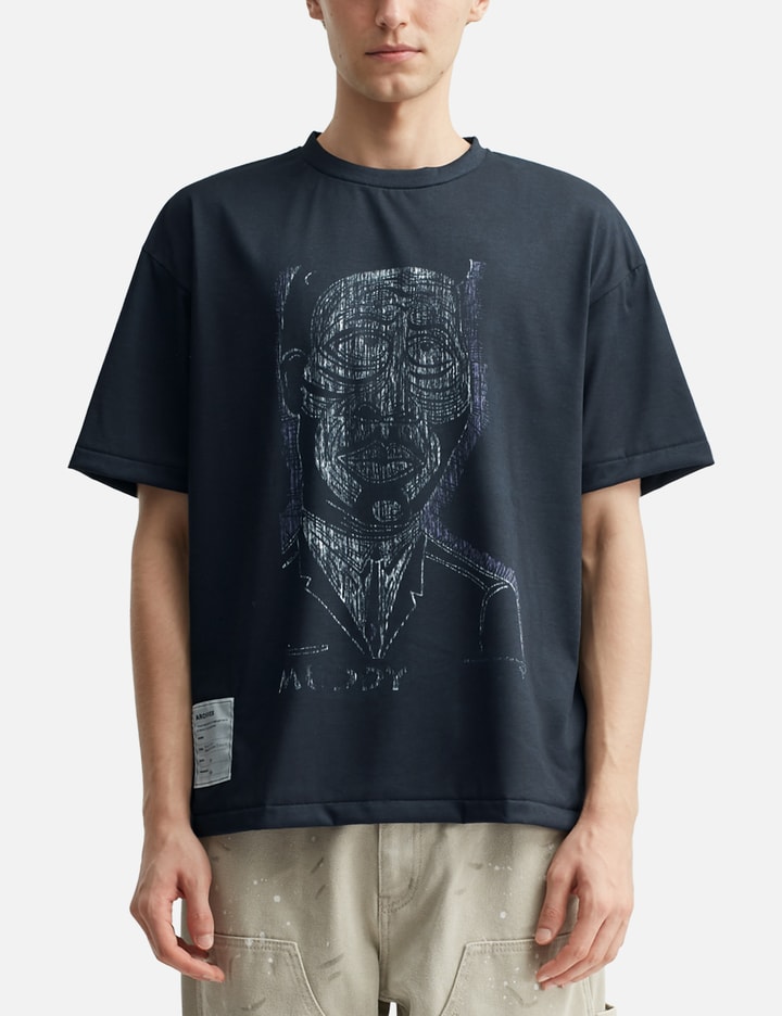 Tolq Short Sleeve Trompe L'oeil Scratch T-shirt