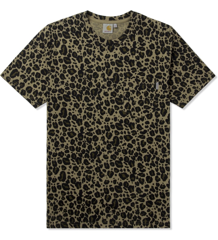 Carhartt Work In Progress Leopard Print S/S Pocket T-Shirt