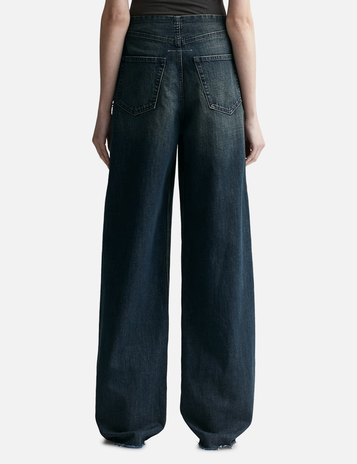 Blue Denim 5-Pocket Pants Placeholder Image