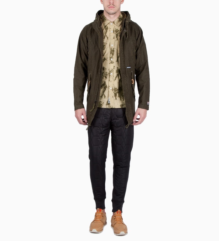 Undefeated Khaki Riot Button Up Shirt
