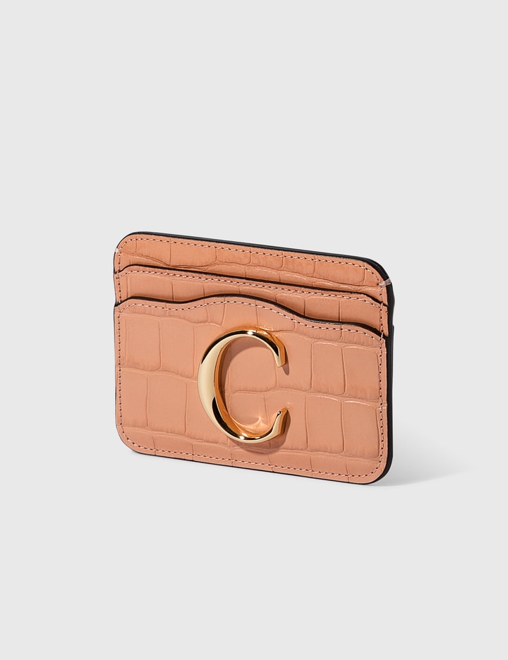 Chloé C Croco Embossed Card Holder Placeholder Image