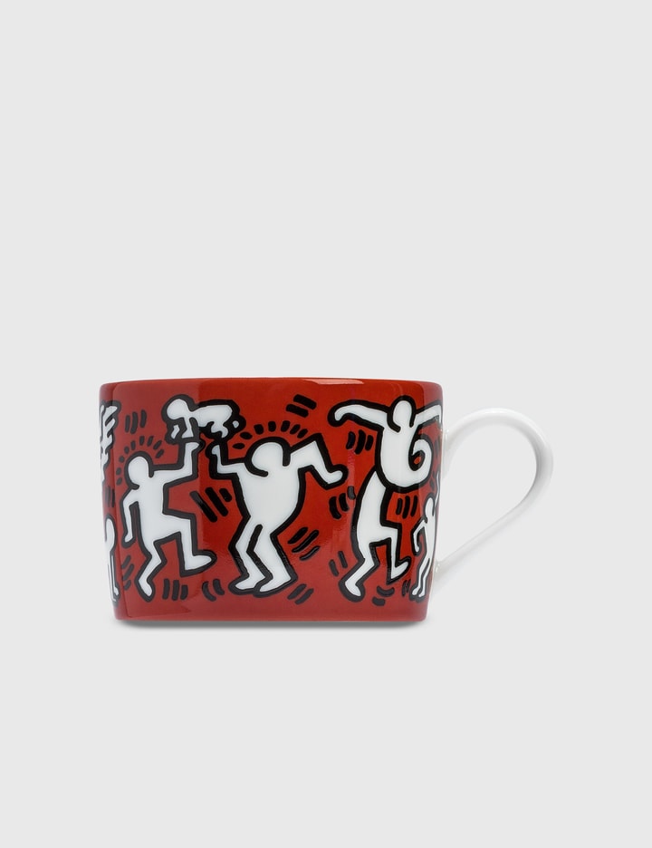 Keith Haring "White on Red" Porcelain Tea Cup Set Placeholder Image