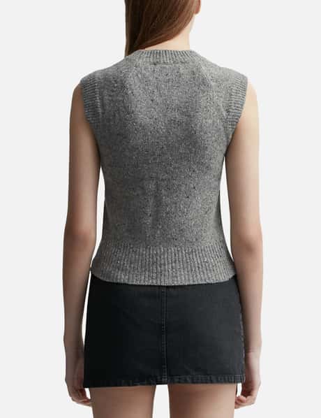 Embroidery Sleeveless Sweater view 9