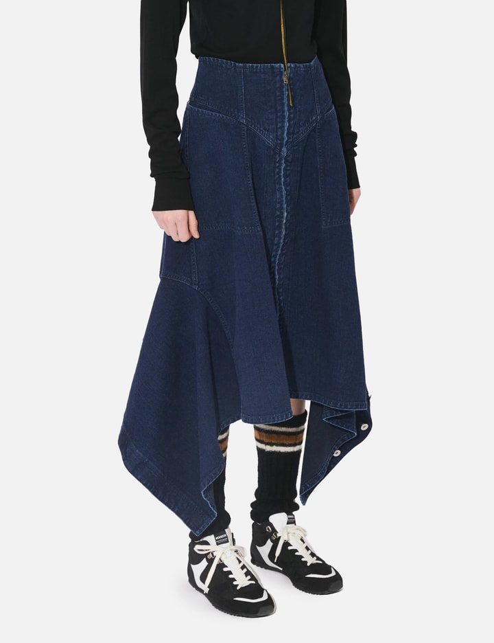 Beautiful People Double-End Left Hand Twill Denim Skirt