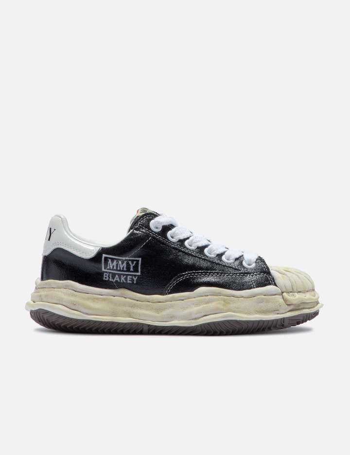 Miharayasuhiro Blakey" Og Sole Silicon Coating Canvas Low-top Sneaker In Black