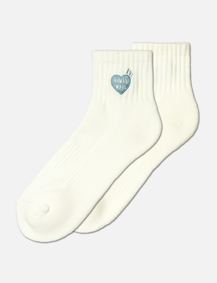 Human Made Pile Short Socks In White