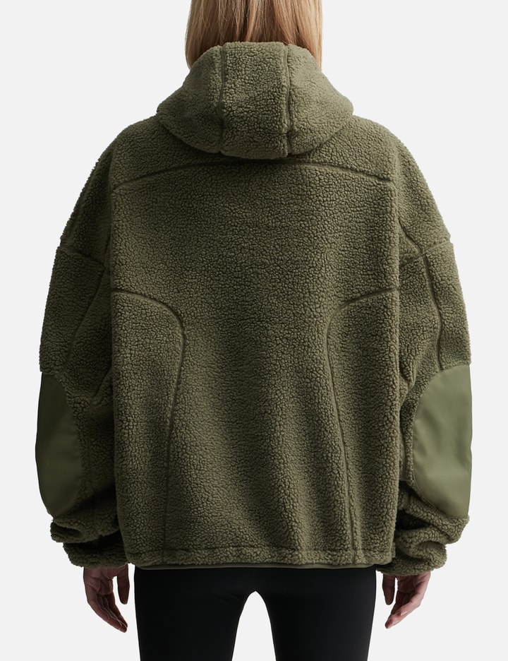 Shop Entire Studios Fluffy Fleece V2 Hoodie In Green