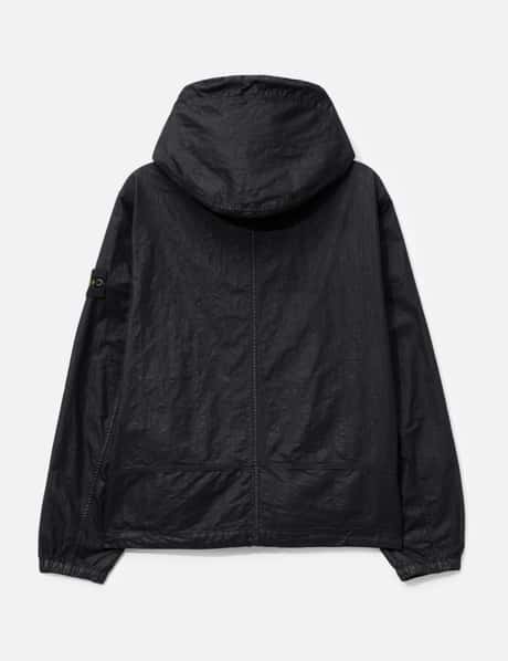 Organic-Look Nylon Panama-TC Hooded Jacket view 8