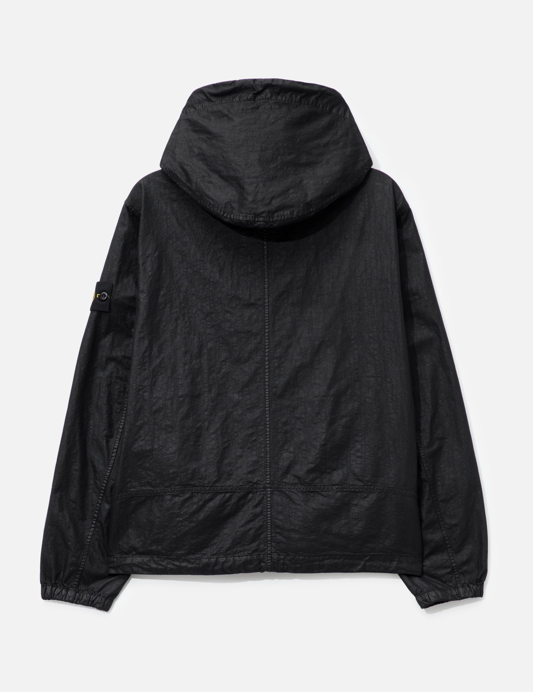 Organic-Look Nylon Panama-TC Hooded Jacket view 17
