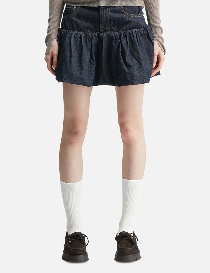 Ganni Skirt In Rinse Denim