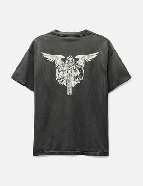 Saint Michael - Saint Michael x NEIGHBORHOOD Skull Biker T-shirt 