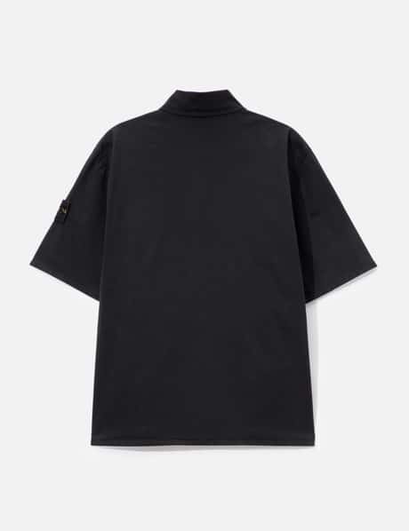 Stretch Organic Cotton Twill Short-Sleeve Shirt view 8