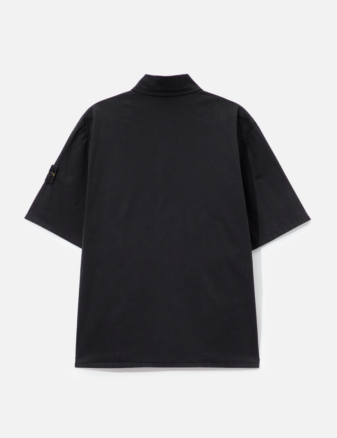 Stretch Organic Cotton Twill Short-Sleeve Shirt view 9