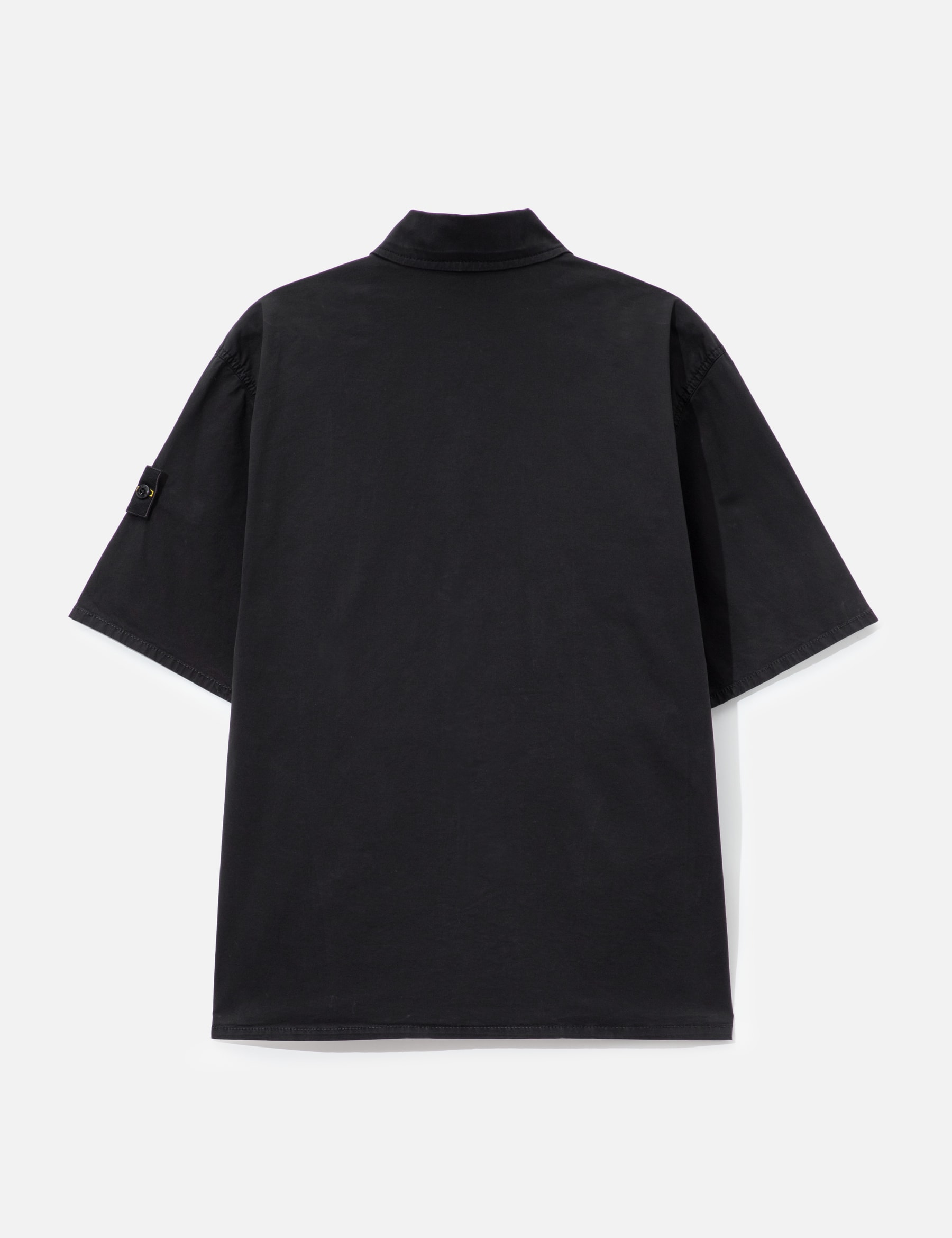 Stretch Organic Cotton Twill Short-Sleeve Shirt view 17