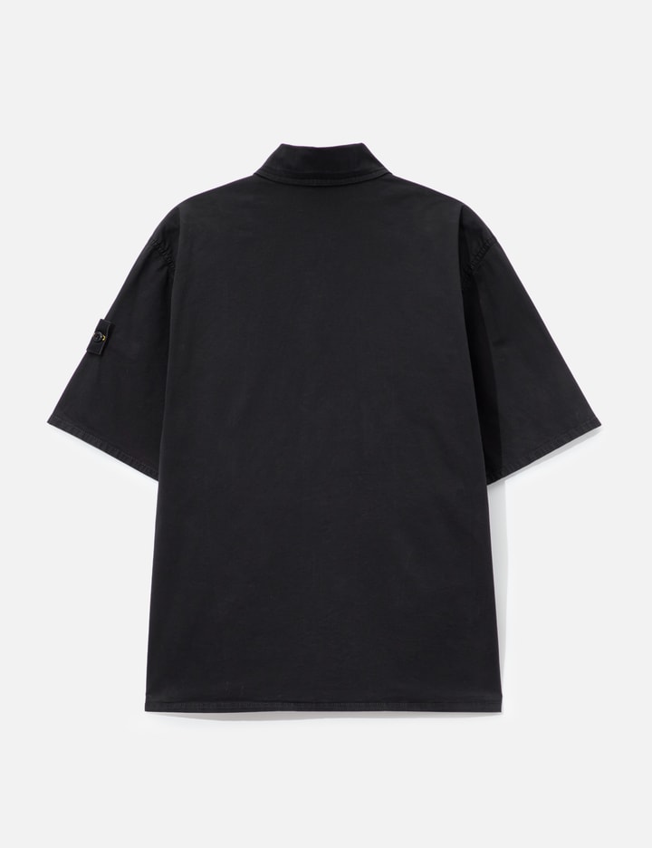 Stretch Organic Cotton Twill Short-Sleeve Shirt view 2