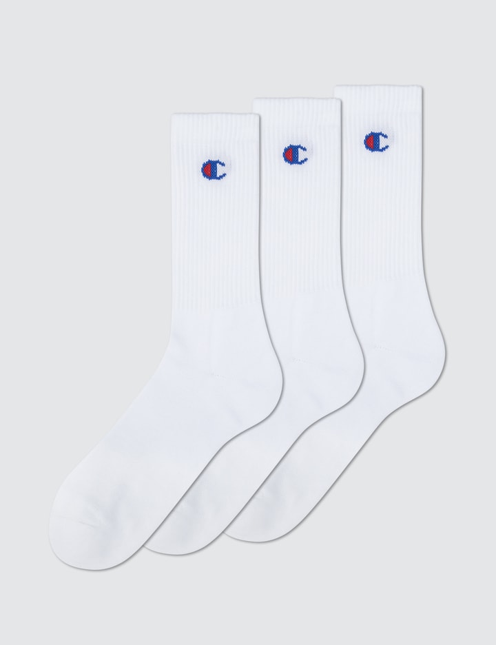Champion Reverse Weave 3 Pack Socks