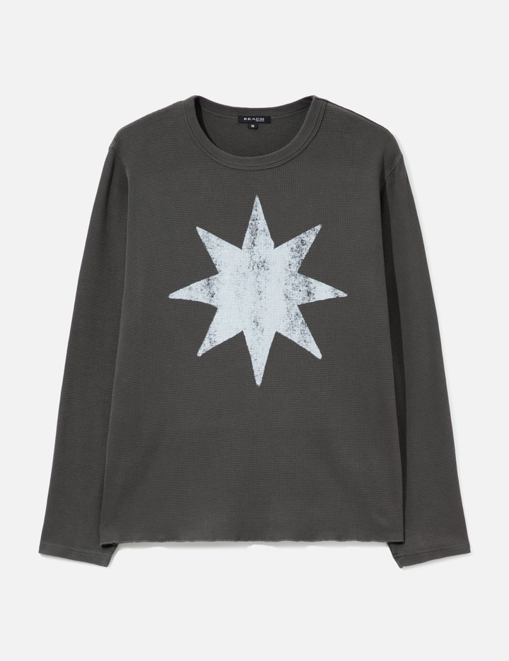 Beach Brains Star Drive Waffle LS