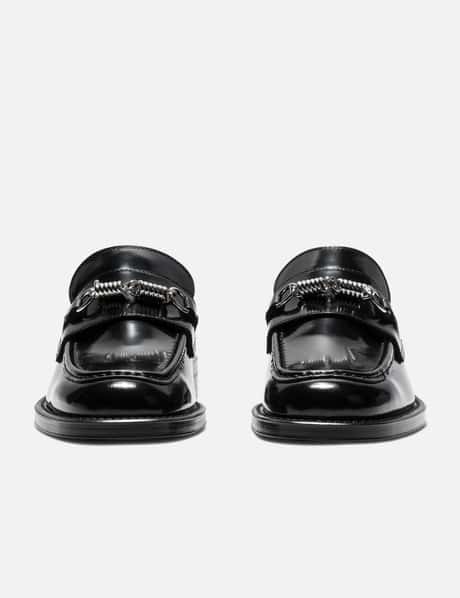 Burberry - Leather Barbed Loafers | HBX display picture 1