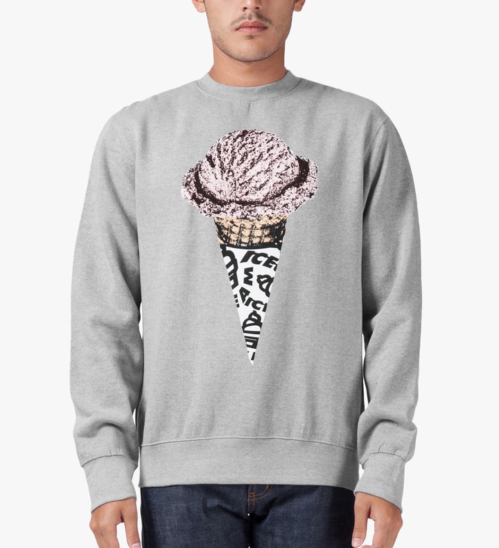 Heather Grey Lux Cone Crewneck Sweater Placeholder Image