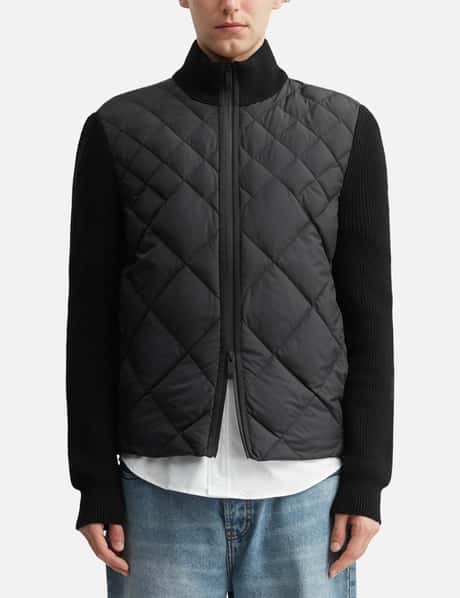 Diamond-Quilted Zip Cardigan view 10