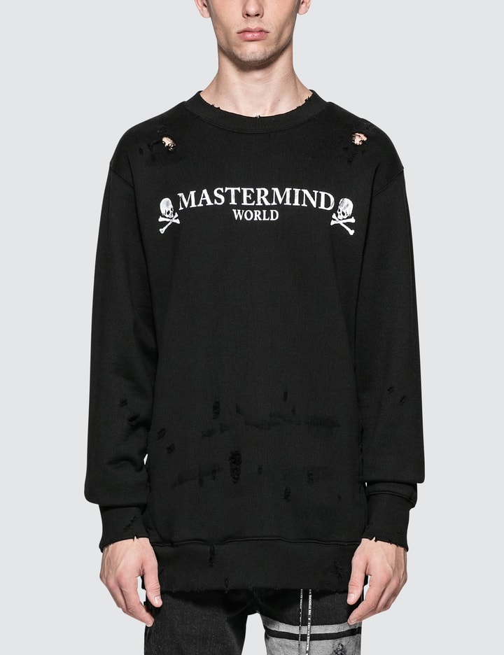 Distressed Circle Logo Sweatshirt Placeholder Image