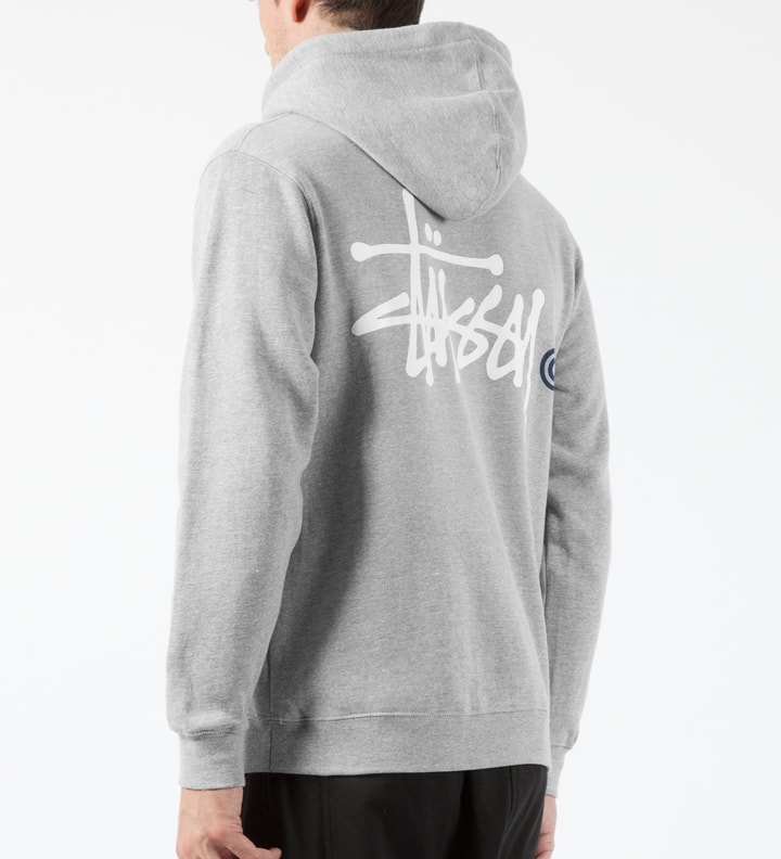 Heather Grey Basic Logo Hoodie Placeholder Image