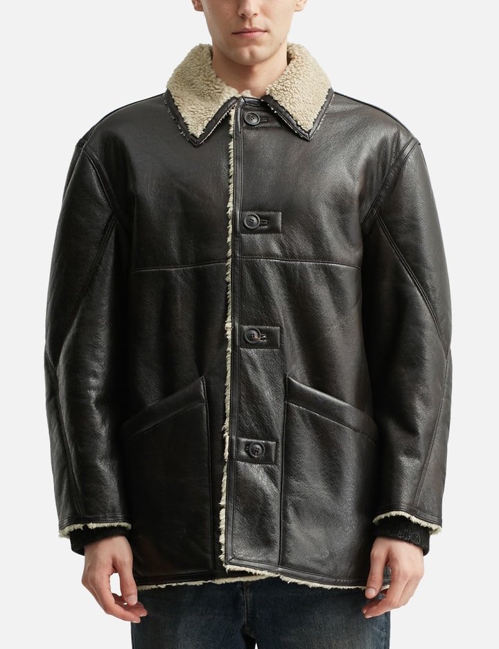 Reversible fake shearling Coat Placeholder Image