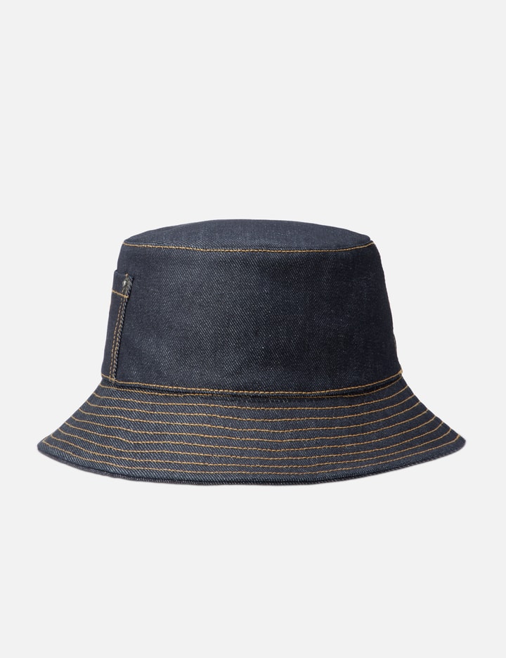 Shop Apc Thais Bucket Hat In Blue