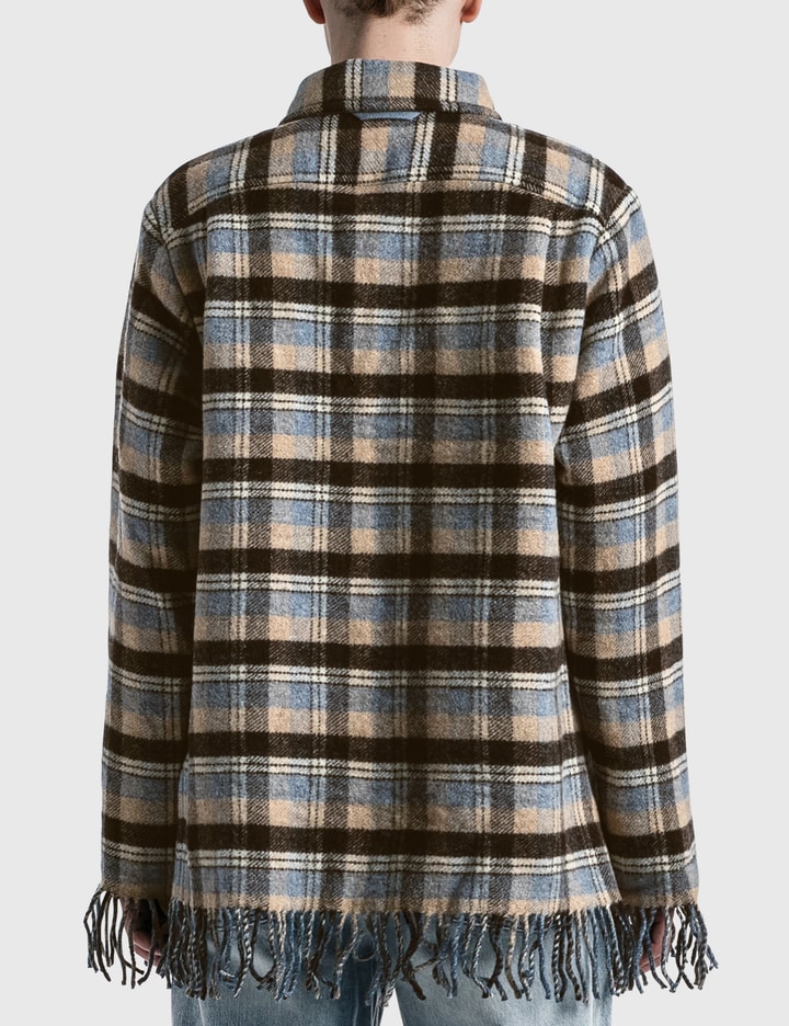 WOOL FRINGED JACKET Placeholder Image