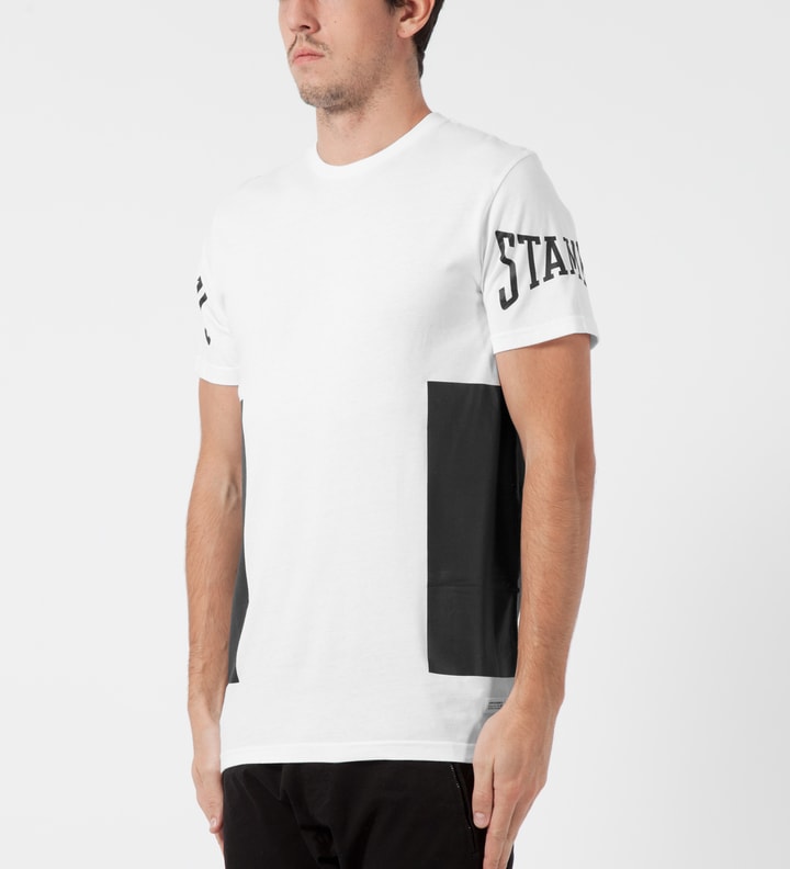 White Solid Side Print T-Shirt Placeholder Image